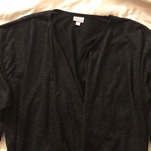 LulaRoe Large Black Shirley NWOT